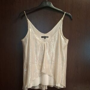 Patrizia pepe Shimmering Gold Women's Tank Top